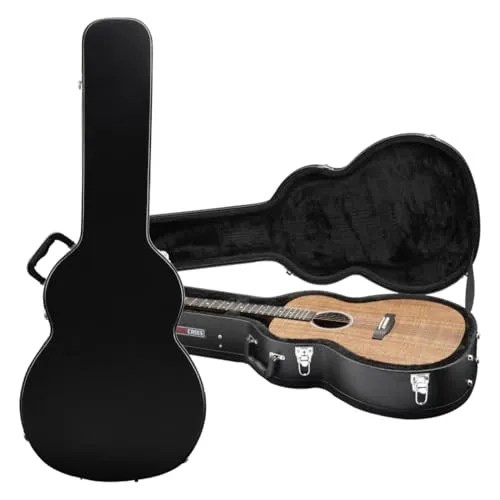 Gator Cases Hartschalen Gitarrenkoffer für 000-Style Akustikgitarren, Schwarz (GWE-000AC)