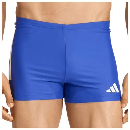 adidas 3 Stripes Bold Boxer Badehose Gr. 9 Blau von adidas