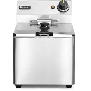 NEU Elektrofritteuse Kitchen Line Edelstahl 8L - Elektro-Fritteuse mit 8 Litern, ideal für Gastronomie und hohe Frittierleistung bei einfacher Handhabung.