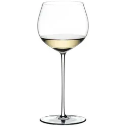 Riedel Fatto a Mano Oaked Chardonnay Weißglas - Handgefertigtes Weißweinglas aus hochwertigem Kristallglas mit grünem Stiel, ideal für oaked Chardonnay. Optimale Aromaentfaltung und spülmaschinengeeignet – perfektes Design für Weinkenner.