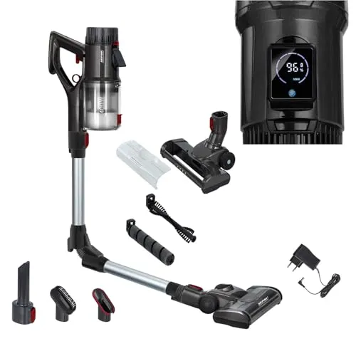 MPM Akku-Stielstaubsauger mit Digitaldisplay