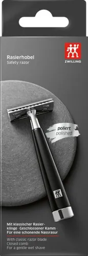 ZWILLING Rasierhobel - Geschlossener Kamm für Männer und Frauen - Nassrasierer mit hochwertigem Edelharzgriff für eine schonende Rasur, die Hautirritationen minimiert und für ein glattes Ergebnis sorgt.