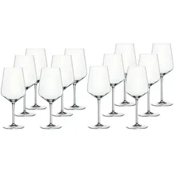Spiegelau Kelchglas-Set 12-tlg. STYLE - Elegantes 12-teiliges Gläser-Set für Weiß- und Rotwein, aus hochwertigem Glas, ideal für festliche Anlässe und harmoniert mit jedem Einrichtungsstil.