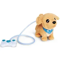 Simba Elektronischer Golden Retriever - Elektronisches Haustier für Kinder ab 3 Jahren, interaktive Funktionen mit Licht & Sound, fördert kreatives Spielen und Fantasie.