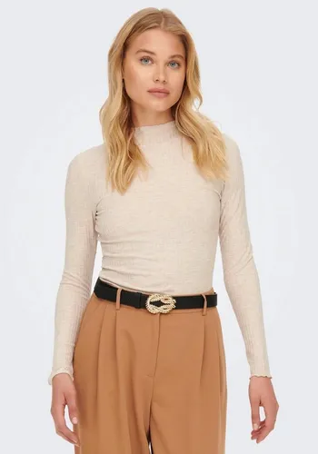 ONLY Langarmshirt ONLEMMA L/S HIGH NECK TOP Materialmix