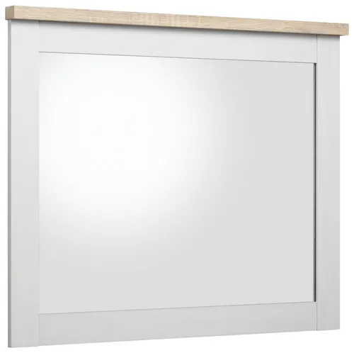Home affaire Spiegel Heide weiß - Eleganter Wandspiegel im Landhausstil, 80 cm breit und FSC®-zertifiziert. Ideal für ein gemütliches Ambiente in jedem Raum.
