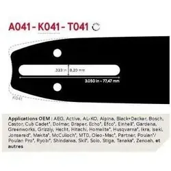 Oregon Kettensägen Führungsschiene 100SDAA041