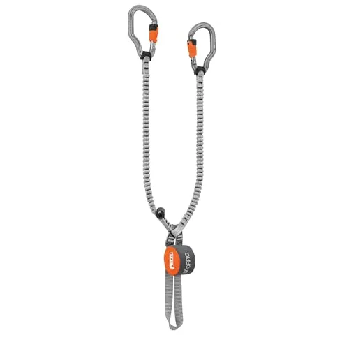 Petzl Scorpio Vertigo Klettersteigset - Grau, One Size - Kletterausrüstung mit innovativem Sicherheitsdesign, ideal für anspruchsvolle Klettersteige und Outdoor-Abenteuer.