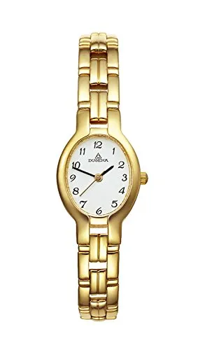 Dugena Damen-Armbanduhr Schmuckband - Elegantes Design mit Quarzwerk - Armbanduhren für Damen mit edlem Edelstahlgehäuse und wasserdicht bis 3 bar. Die DUGENA Uhr vereint stilvolles Design und präzise Technik – ein echter Hingucker für jeden Anlass!