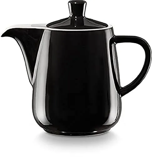 Melitta Pozellankanne, Schwarz, 0,6 L Kanne in schwarz von Melitta