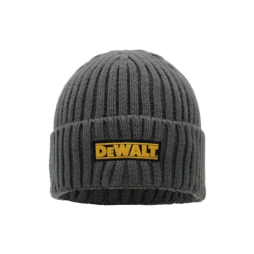 DEWALT Indianapolis Strickmütze gerippt grau, grau, S-XL