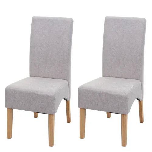 2er-Set Esszimmerstuhl Crotone – Bequemer Küchenstuhl mit stilvollem Design
