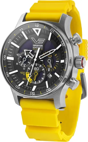 Vostok Europe Herrenuhr Solar Expedition North Pole Polar Poppy Gelb VR42-595A732