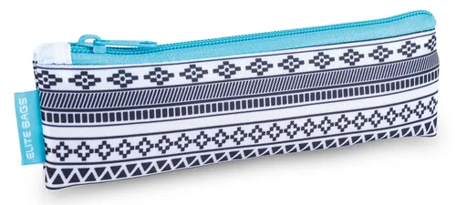 ELITE BAGS - Insul-IN Diabetiker-Täschchen | Indie Print weiß-blau | für die minimale Ausstattung