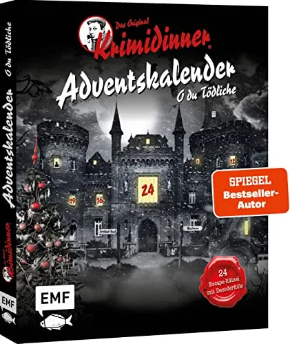 Escape-Adventskalender O du Tödliche – Weihnachten bei den Ashtonburrys - Ein interaktiver Adventskalender mit perforierten Seiten und spannenden Rätseln. Ideal für Krimi-Fans und zur Verlosung von Tickets zur Show!