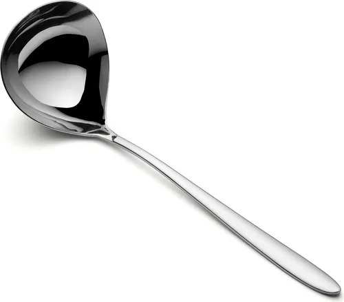 Suppenkelle Arcos Berlin 562000 einteiliger Monoblock Edelstahl 18/10, Stärke 3 mm und Klinge 28 cm im Karton