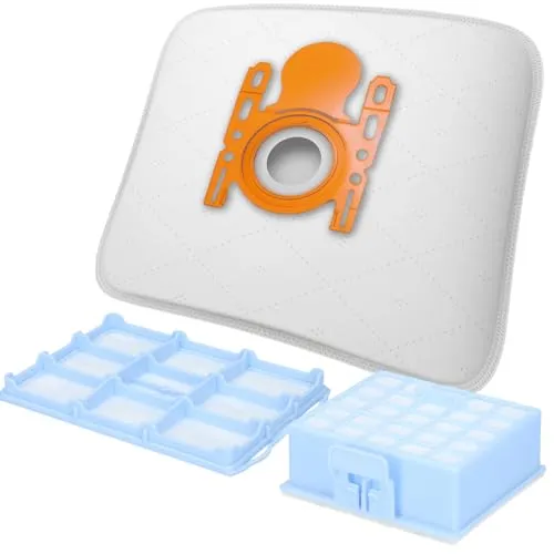 McFilter I 10 Staubsaugerbeutel + 1 Hepa Filter + 1 Motorschutzfilter geeignet für Bosch BSG6 Siemens VS06G Serie 00578863, BBZ41FGALL, VZ01MSF