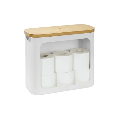 Toilettenpapier Aufbewahrung Reserverollenhalter Klopapier Korb stehend Stoff