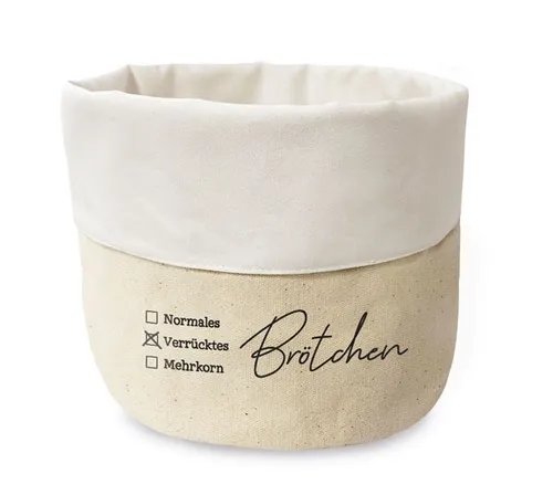 Stoff-Körbchen Brötchen von Grafik Werkstatt