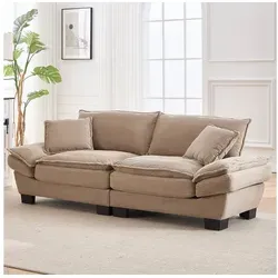STILVORA Schlafsofa mit Bettfunktion – Khaki von STILVORA