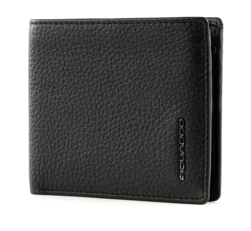 PIQUADRO Modus Special Men’s Wallet RFID Nero - Elegantes Portemonnaie mit RFID Blocker, ideal für sicheren Karten- und Dokumentenschutz. Kompakt und praktisch für den Alltag mit 6 Kartenfächern und abnehmbaren Sichtfach.
