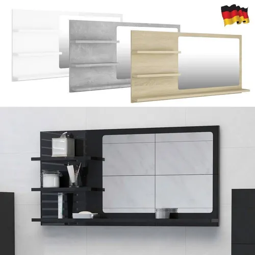 Badspiegel Wandspiegel 40-100 cm - Spiegel für perfektes Makeup - Badezimmerspiegel in verschiedenen Längen, ideal für präzises Makeup. Mit stylischem Design und einfacher Wandmontage.