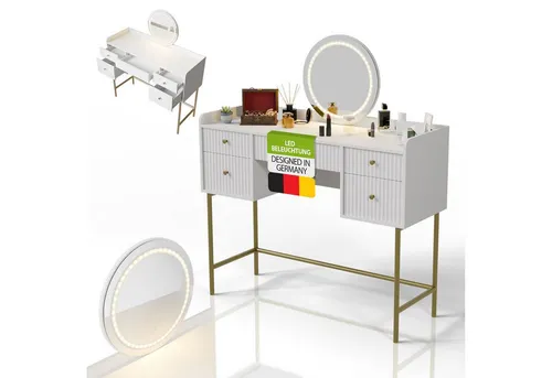 Juskys Schminktisch mit Spiegel Samira von Juskys