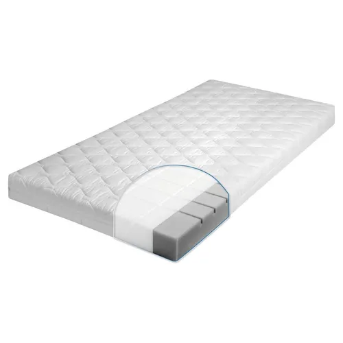 Zöllner Babymatratze Joy 60/120/8 cm - Hochwertige Kinderbettmatratze mit PU-Schaumkern für optimalen Schlafkomfort, ideal für gesunde Entwicklung von Babys und Kleinkindern.
