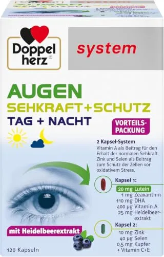 Doppelherz system Augen Sehkraft+Schutz Kapseln 95.2 g
