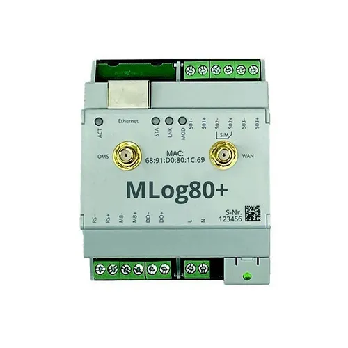 NZR M-Bus Energiedatenlogger MLog80+ 4Cloud#5080 von NZR M-Bus Bussystem-Datenschnittstelle