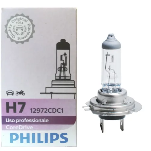 Stück Philips 12V 55W PX26d  H7 12972CDC1 Halogen Glühlampe Autolampe  PHH7 2