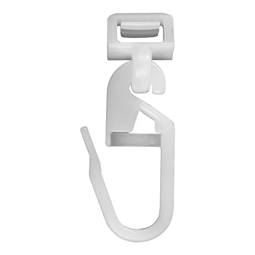 Deco-Raum Klick-Gleiter für Gardinenschienen in weiß von Deco-Raum