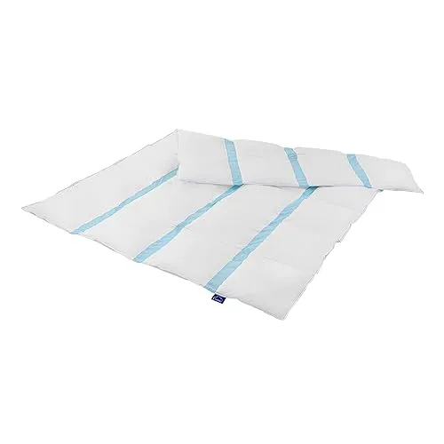 Genius eazzzy Climate Comfort Bettdecke leichte Ganzjahresdecke atmungsaktive Schlafdecke 135 x 200cm, angenehme Temperatur für Schlafen, Ganzjahresdecke