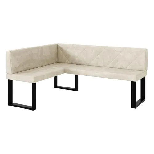 MEBLINI Eckbank für Esszimmer in weiß von MEBLINI