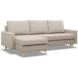 BLANK Links Ecksofa mit Schlaffunktion von Mebligo