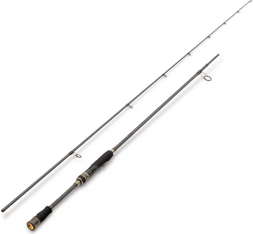 Hearty Rise 2,17m 3,5-14g Valley Hunter Spin 712 ML - Leichte Spinnrute für Barsch und Zander, ideal zum Kunstköderangeln mit asymmetrischer Teilung und Fuji SIC Ringen