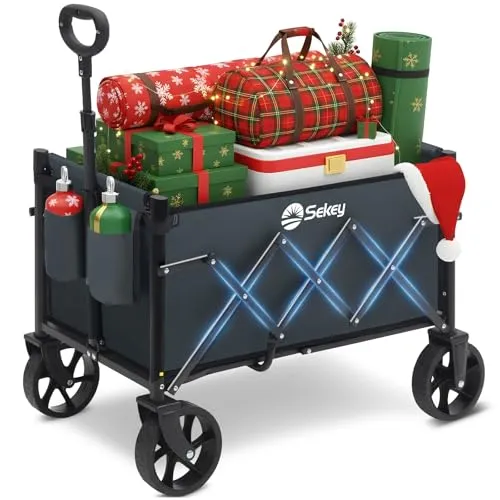 Sekey Ultraleichter Faltbarer Bollerwagen