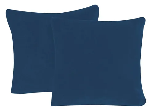 One Home Kissenbezüge Winter Cashmere Touch Unifarben, (2 Stück), flauschig kuschelig warmes Teddy Plüsch