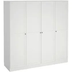 Mid.you Drehtürenschrank in Weiß in weiß von MID.YOU