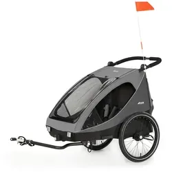 hauck Dryk Duo 2in1 Fahrradanhänger & Buggy für 2 Kinder