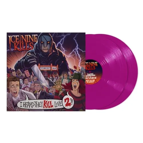 Ice Nine Kills - I HEARD THEY KILL LIVE 2 (Violet 2LP) - Schallplatten, Vinyl-Album im limitierten violetten Design, perfekt für Heavy Metal-Fans und Sammler.