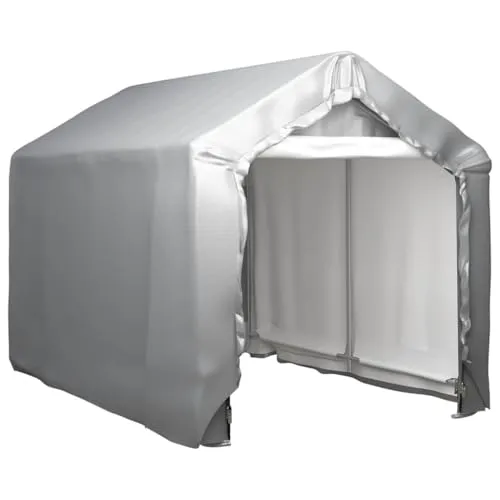 vidaXL Lagerzelt 180x300cm - UV-beständiges Industriezelt für Outdoor - Gartenlauben: Wasserabweisendes und UV-beständiges Lagerzelt mit stabiler Stahlrahmenkonstruktion, ideal für die sichere Aufbewahrung Ihrer Outdoor-Ausrüstung.