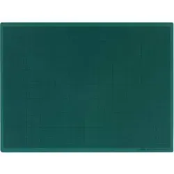 Schneidematte A2 45x60cm - 3mm Kunststoff in Grün - Grafik- & Zeichenbedarf: Hochwertige 3mm Schneidematte aus grünem Kunststoff mit selbstverschließenden Schnittflächen und beidseitiger Nutzung für präzises Arbeiten.