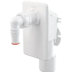 Alcadrain APS4 Unterputzsiphon für die Waschgeräte, weiß