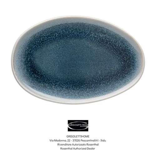 Rosenthal Junto Aquamarine Ovale Platte 28 cm von Rosenthal
