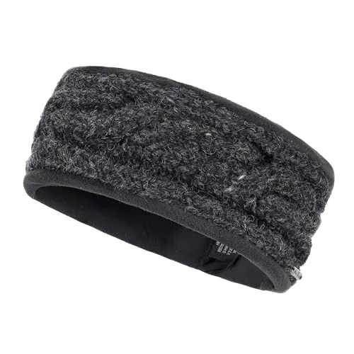 McRon Damen Gestricktes Stirnband Liane Anthrazit 95