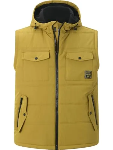 Produktbild Jan Vanderstorm Herren Outdoorweste Fjordheim oliv, Größe 62