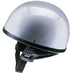 Redbike RB-500 Jethelm - Silber - L - Robuster Oldtimerhelm aus Fiberglas mit komfortablem Textil-Innenfutter und praktischer Brillenschlaufe. Ideal für stilbewusste Motorradfahrer.