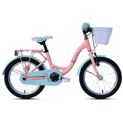 CHILLIZ Kinderrad 16 Zoll CHD.01 - Rosa, 25,5 cm Rahmenhöhe - Das CHILLIZ Kinderrad 16 Zoll begeistert mit einem leichten Aluminiumrahmen und sicherer Ausstattung. Mit höhenverstellbarem Sattel und robusten Bremsen ist es perfekt für Kinder ab 5 Jahren geeignet.