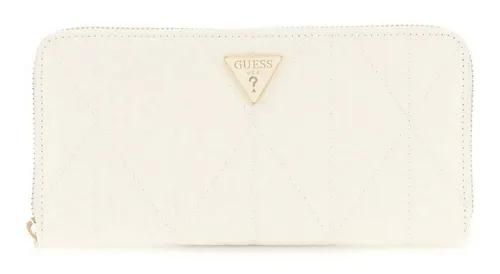 Guess Geldbörse SLG Zip Around Wallet in weiß von GUESS